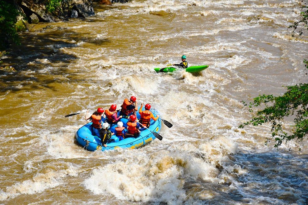 Canotaje en el Río Fonce